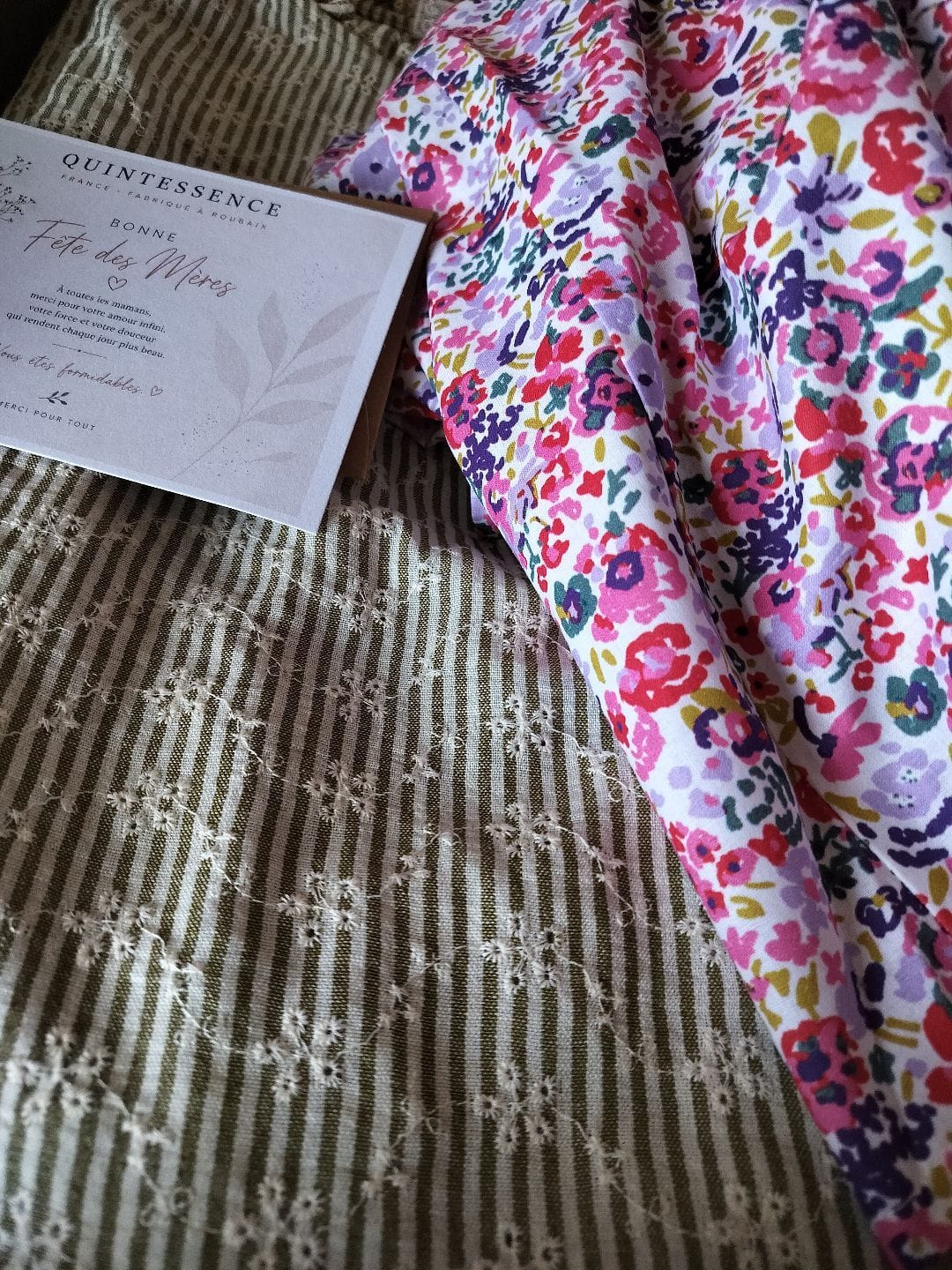 Customer photo review of Robe Charline – Coton Bouquet andalou