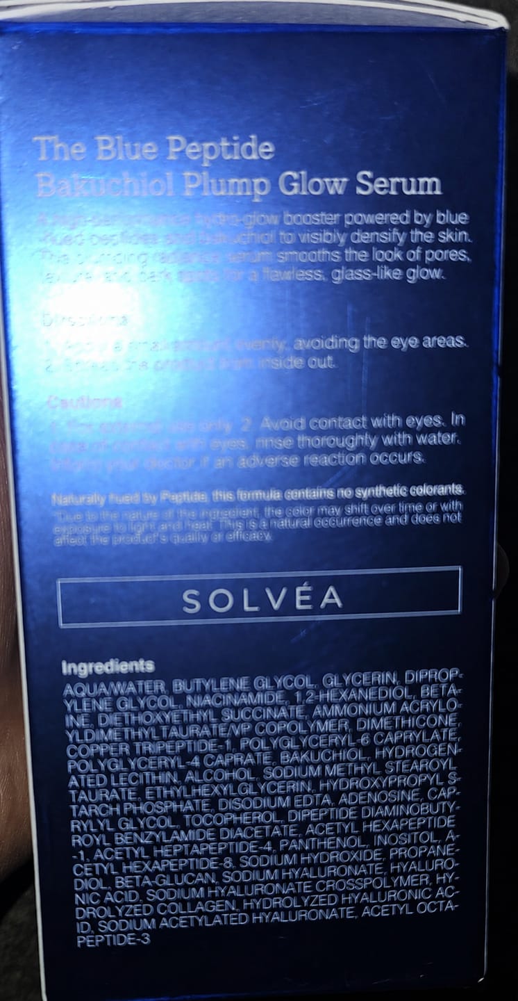 Customer photo review of Copper Peptide Serum