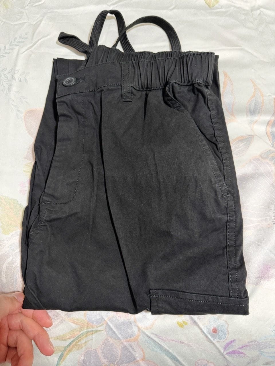 Customer photo review of Straight Cut Utility Cargo Pants
