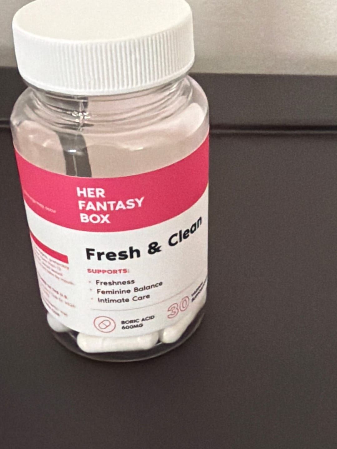 Customer photo review of Fresh & Clean pH Balancing Boric Acid Vaginal Suppository