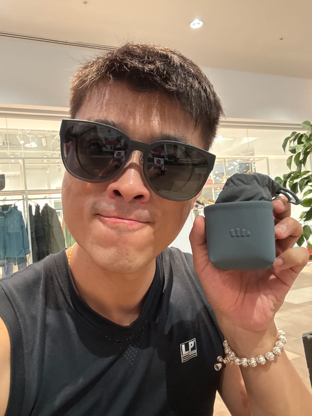 Customer photo review of Boston Frame Prescription Fit-Over Sunglasses UV 400 FD011/FD497