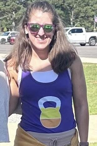 Customer photo review of Candy Corn Kettlebell