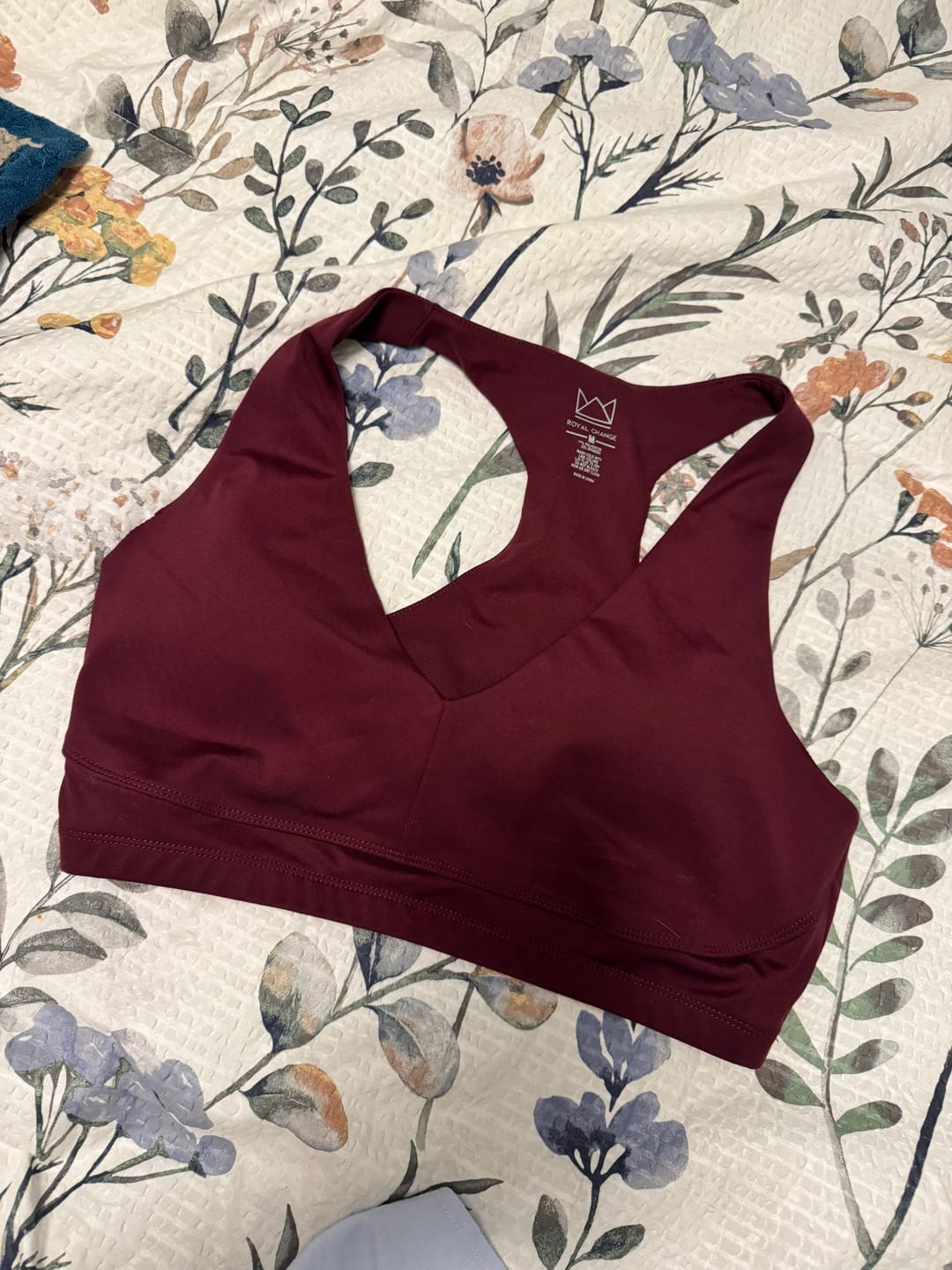 Customer photo review of ESSENCE Scoop Neck Racerback Sports Bra