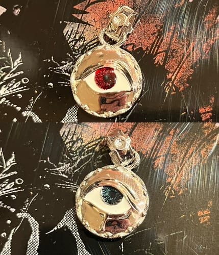 Customer photo review of EVIL EYE PENDANT