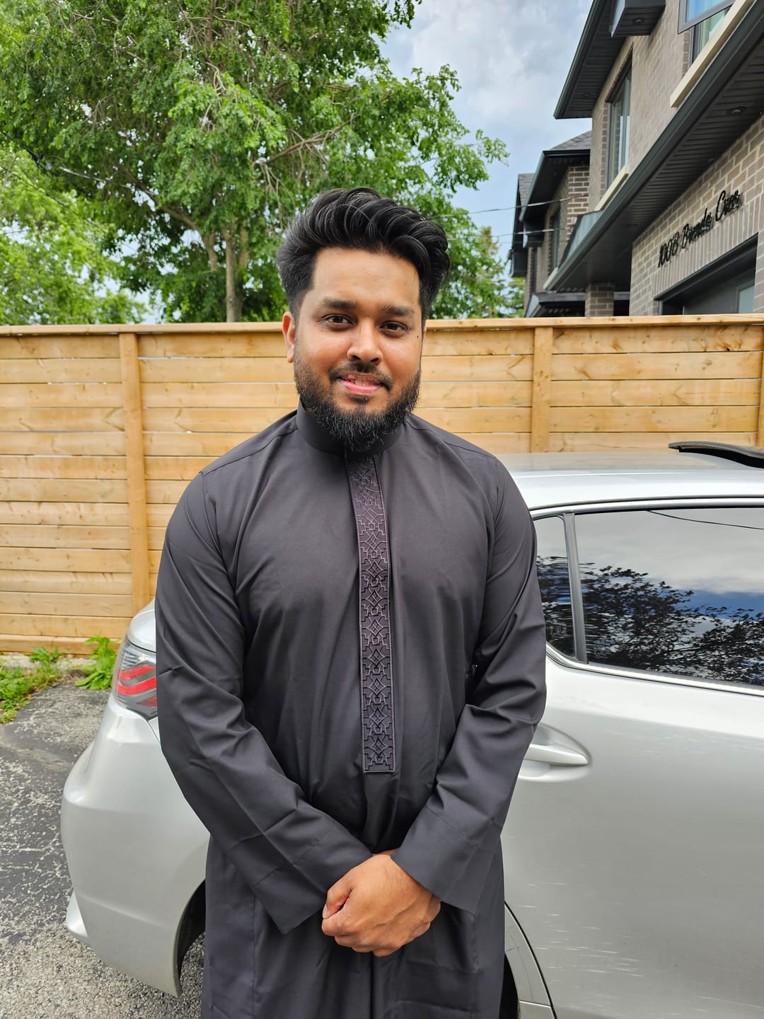 Customer photo review of Saudi thobe - Designer Black