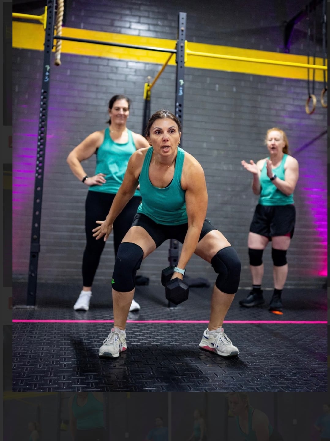 Customer photo review of Reversible Knee Sleeves - Green