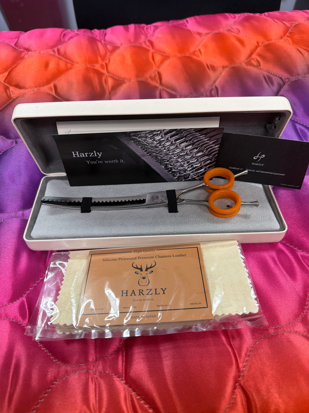 Customer photo review of Harzly VG10 Soft Curved Thinners