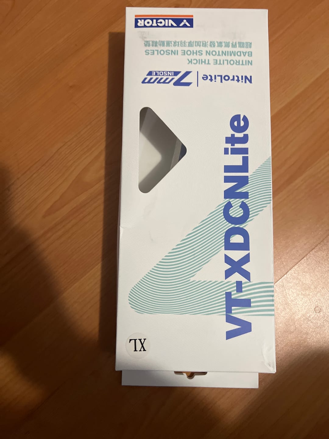 Customer photo review of VICTOR VT-XDC NitroLite Thick (7mm) Badminton Shoes Insole