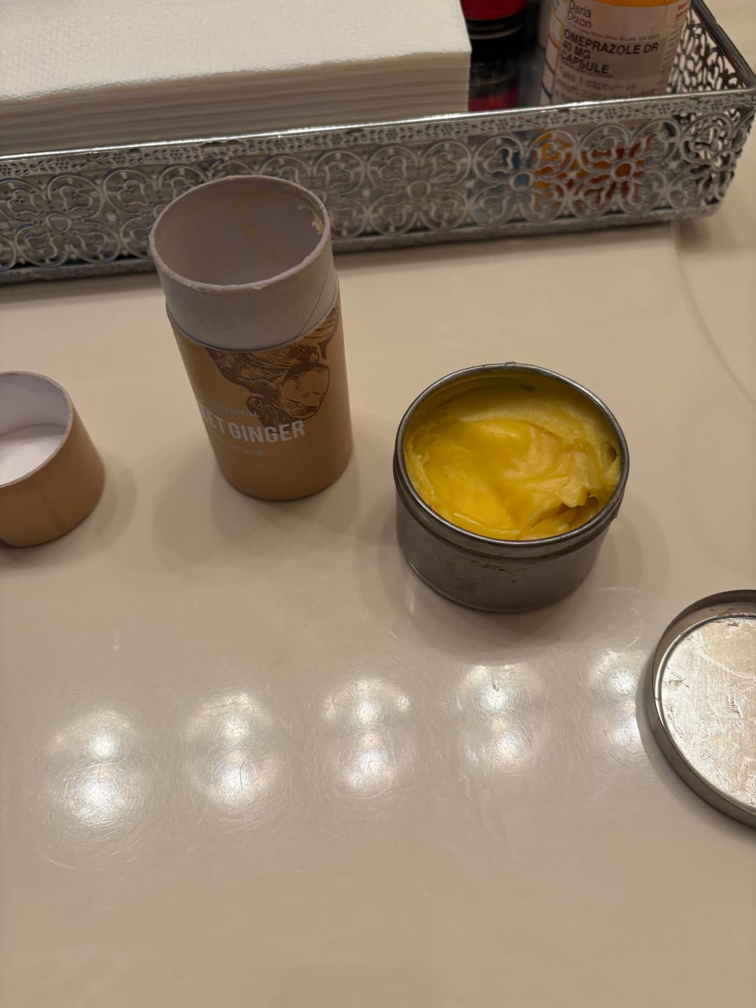 Customer photo review of Sweet Ginger Vapor Rub Stick