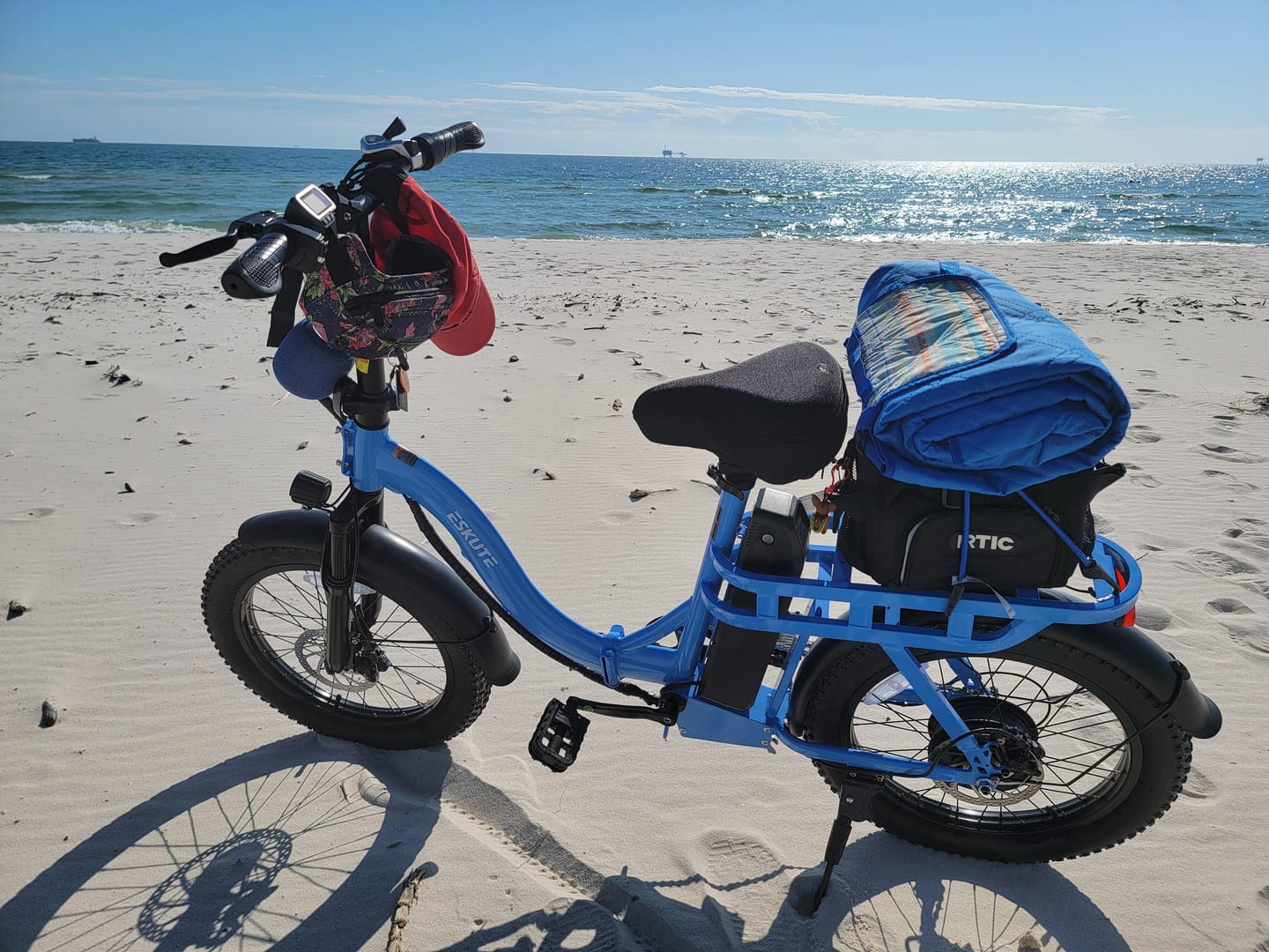 Customer photo review of Eskute® D200 Folding Electric Bike for Adults