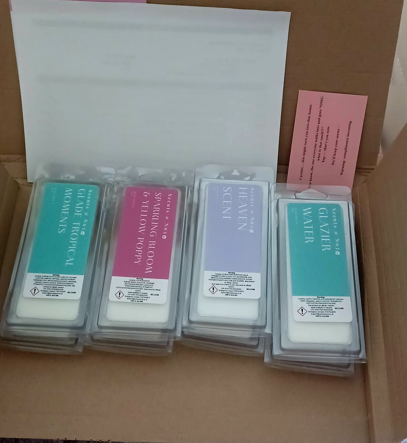Customer photo review of Heaven Scent Wax Melt