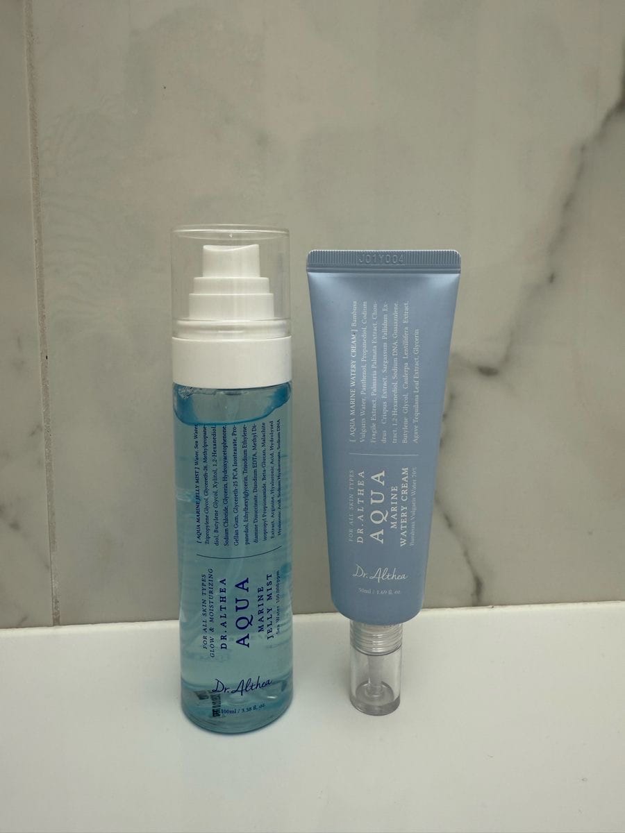 Customer photo review of Atsvaidzinošs dziļi mitrinošs mists Dr. Althea Aqua Marine Jelly Mist