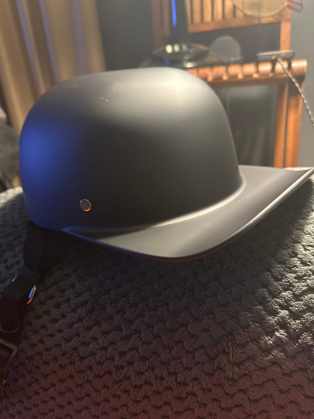 Customer photo review of Baseball Cap STYLE Motorcycle Helmet