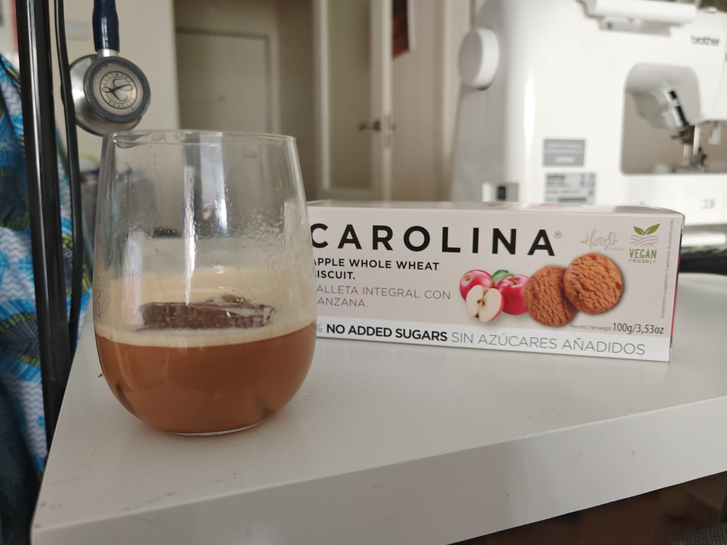 Customer photo review of Galleta 0% Sin Azúcares Añadidos Integral con Manzana. Vegana