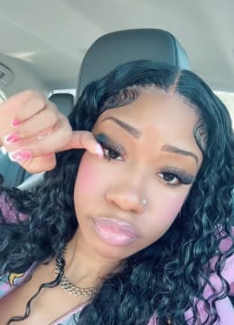 Customer photo review of BOOOM Lash Clusters