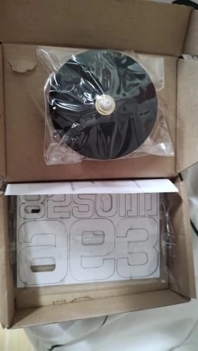 Customer photo review of 3D Frameless DIY Wall Clock