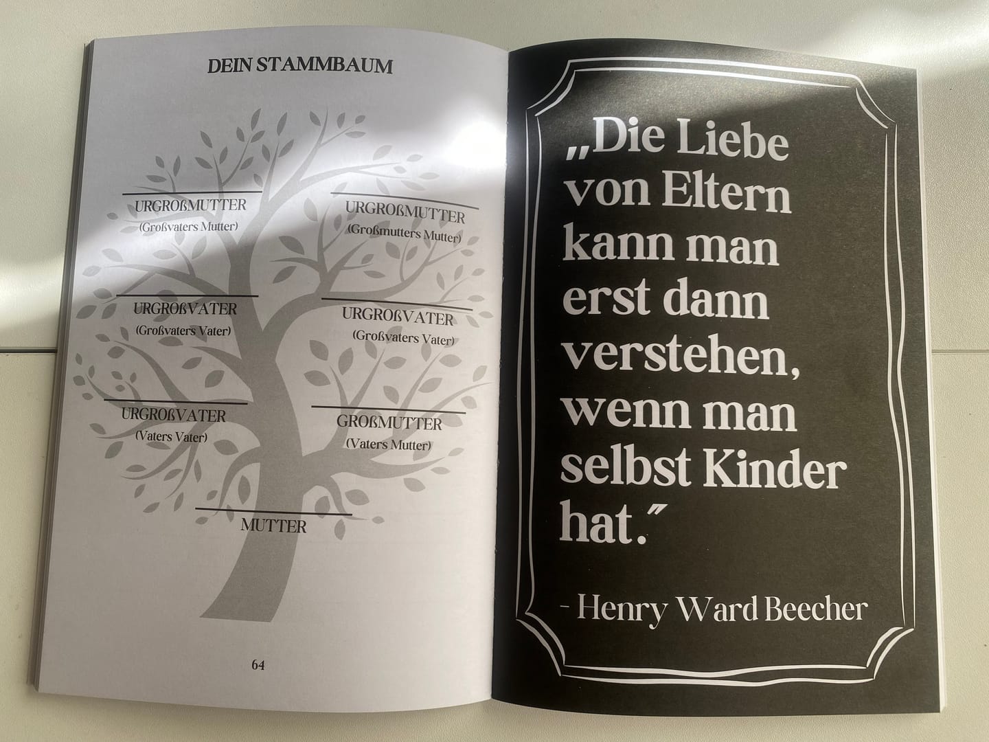 Customer photo review of Mamas Geschichten – Ein Erinnerungsbuch