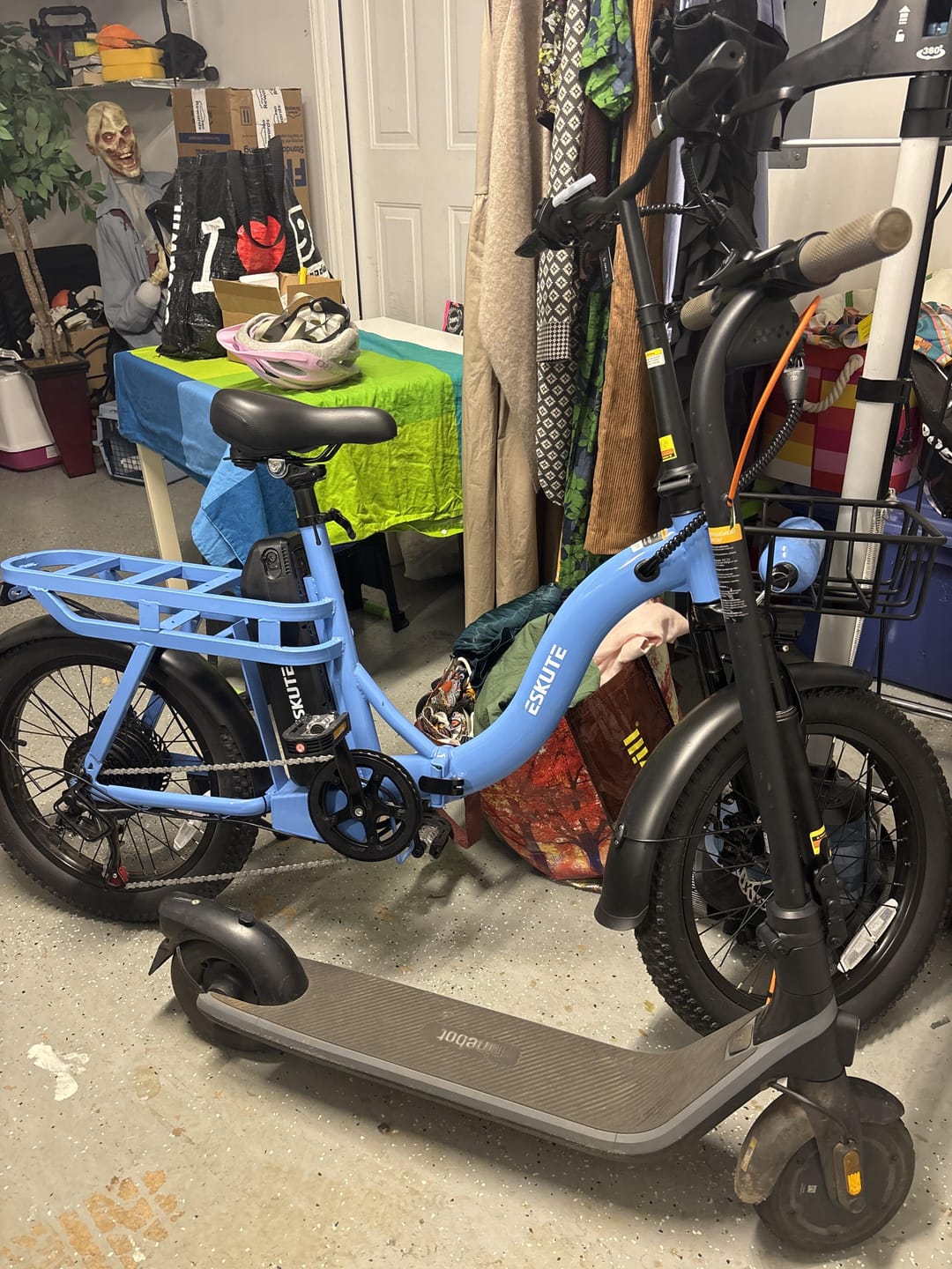 Customer photo review of Eskute® D200 Folding Electric Bike for Adults