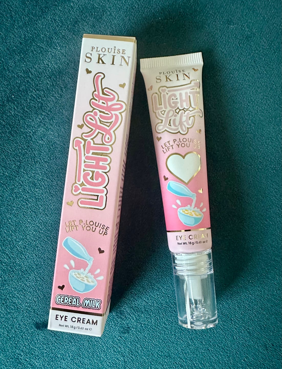 Customer photo review of Light Lift Hydrate & Brighten Under Eye Cream