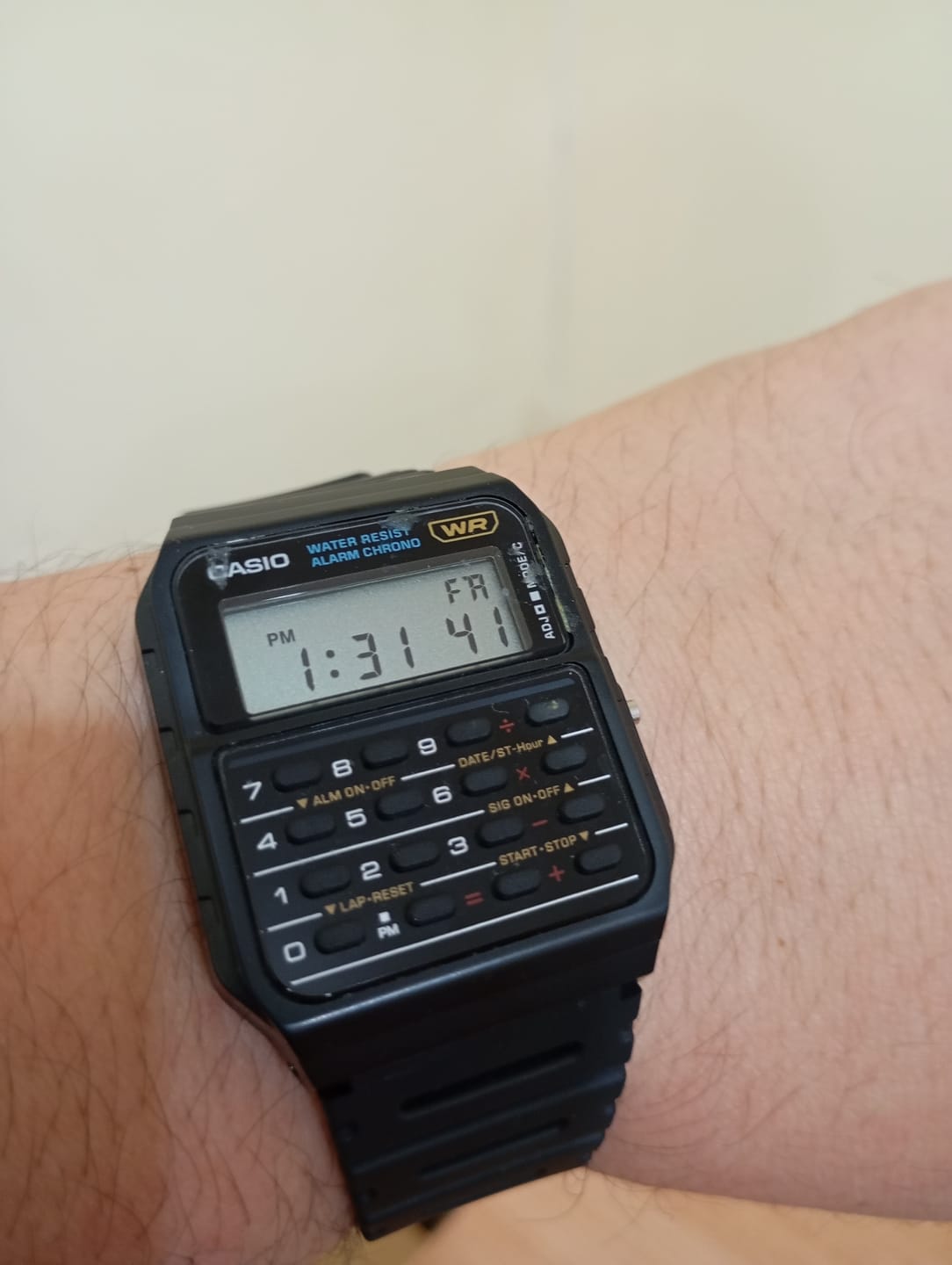 Customer photo review of Reloj Calculadora Casio Vintage CA-53W-1Z Negro