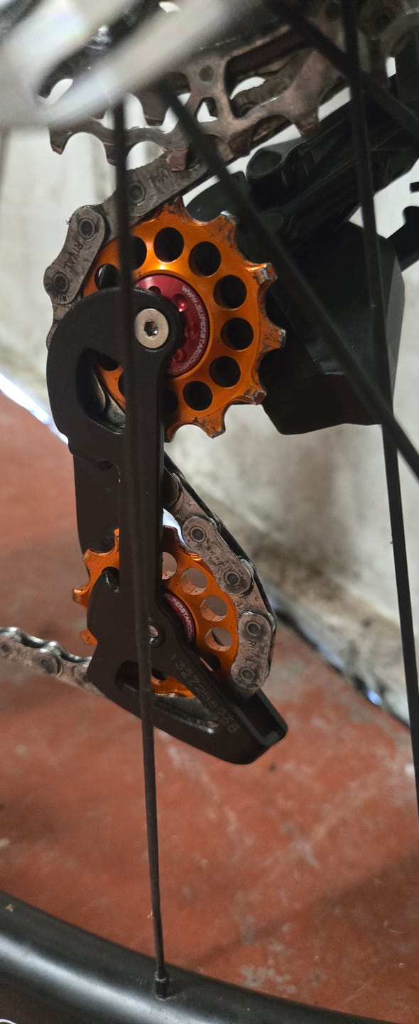 Customer photo review of Jockey Wheels  12T/12T CERAMIC