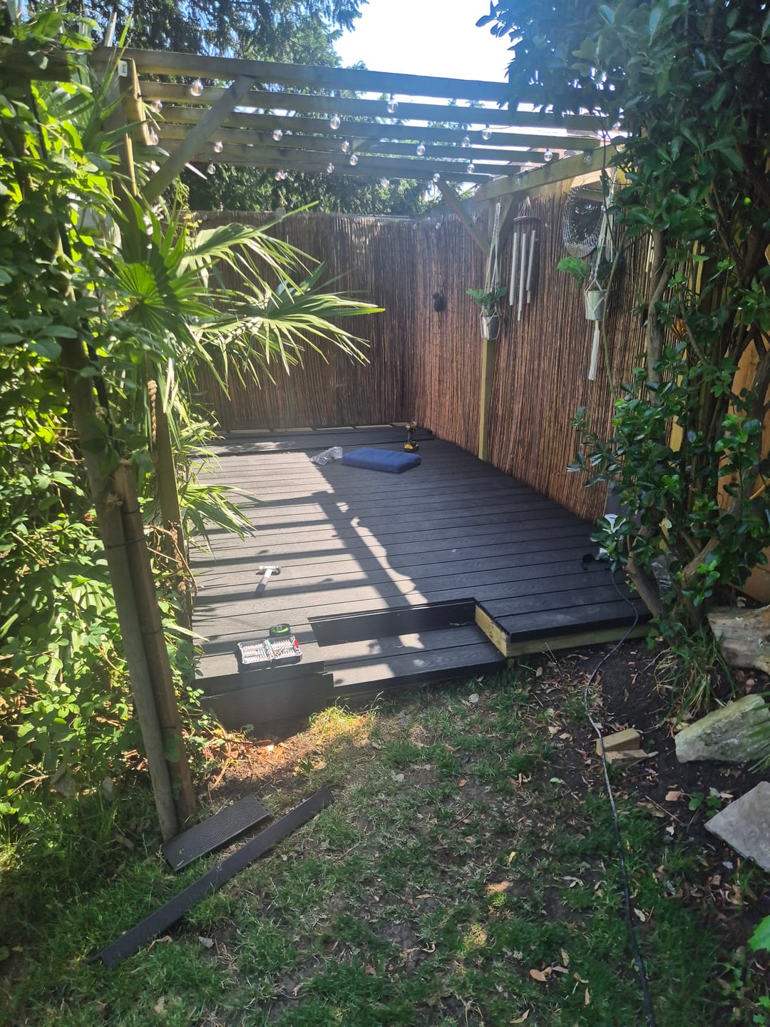 Customer photo review of 3.6M Charcoal Composite Decking Step Board