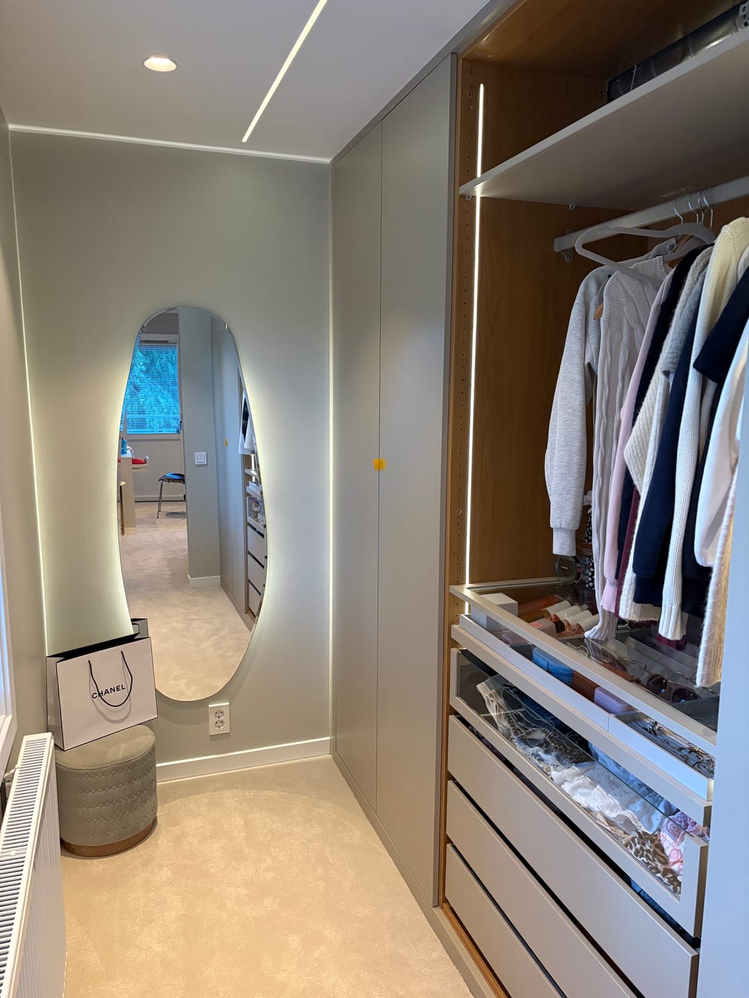 Customer photo review of (Sample Sale) Opal Mirror Large | 150 x 55 cm