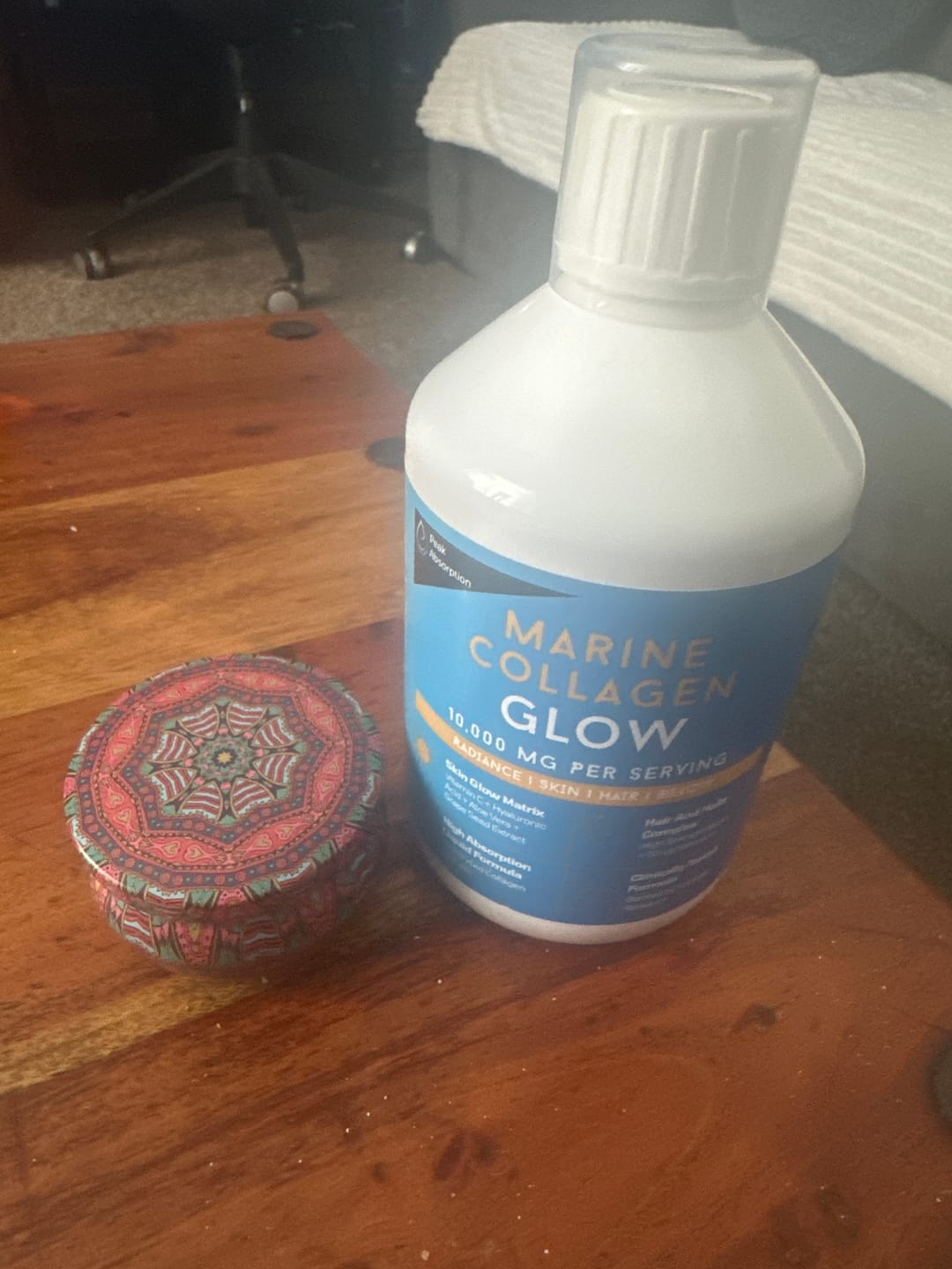 Customer photo review of GLOW      Marine Collagen