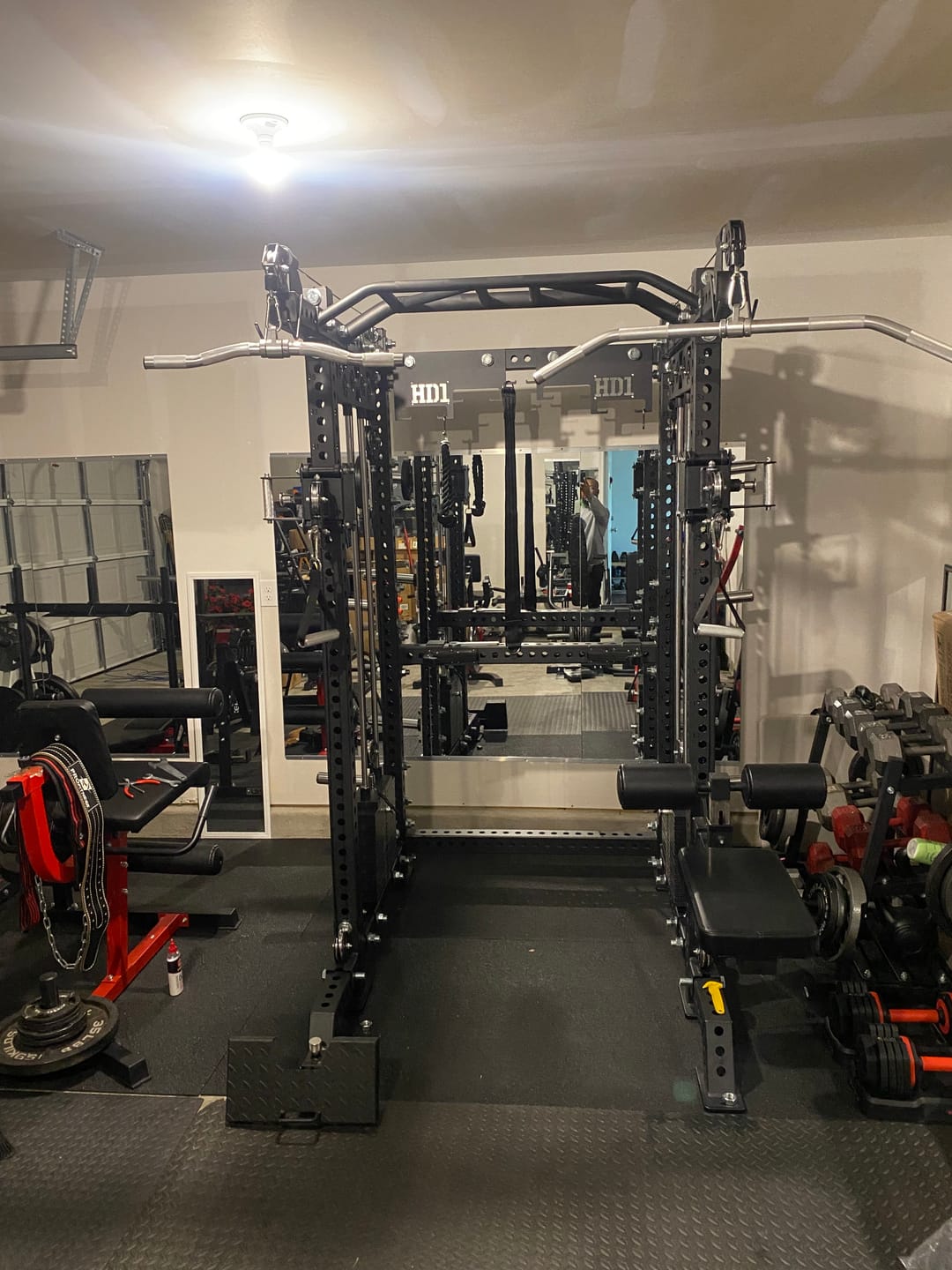 Customer photo review of HD1 Squat Rack Functional Trainer