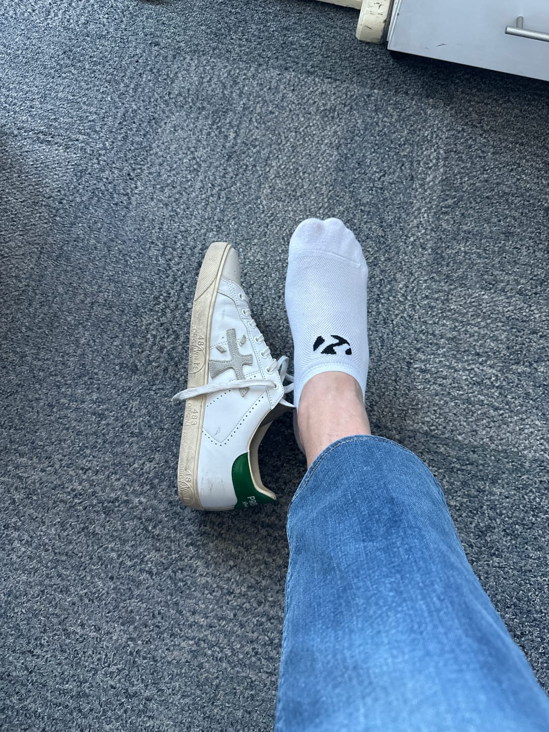 Customer photo review of 8-PACK NO SHOW SOCKS