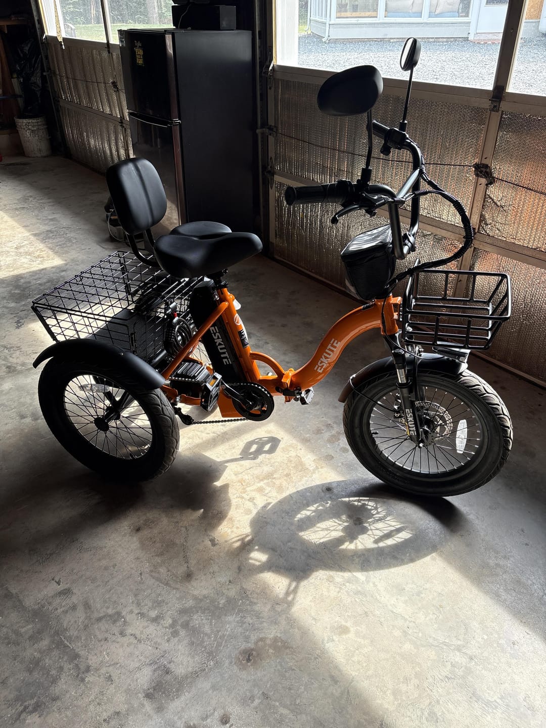 Customer photo review of Eskute® T300 Folding Electric Trike