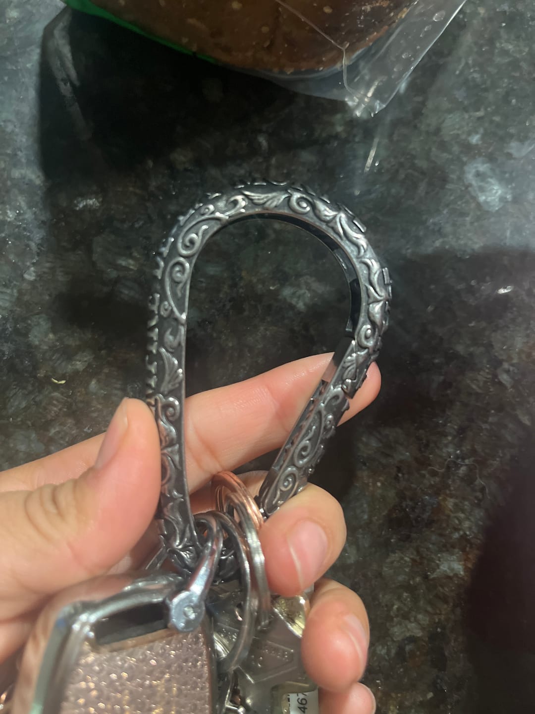 Customer photo review of CATACOMBS CARABINER