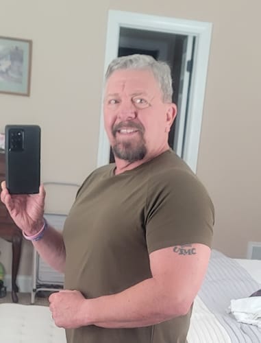 Customer photo review of AVERON™ FITFLEX TEE