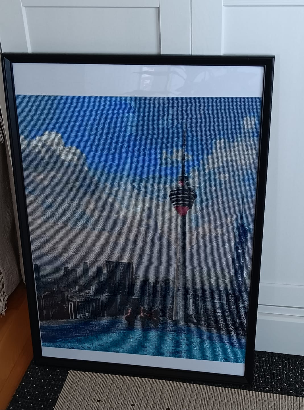 Customer photo review of Eget Foto Diamond Painting