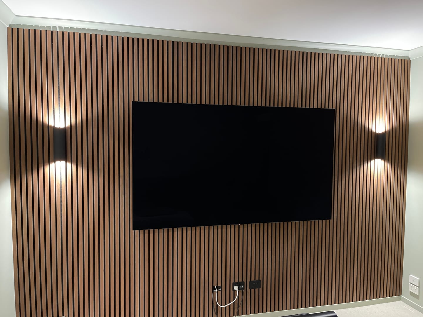 Customer photo review of Brown Oak | Acoustic Panel 2.8M