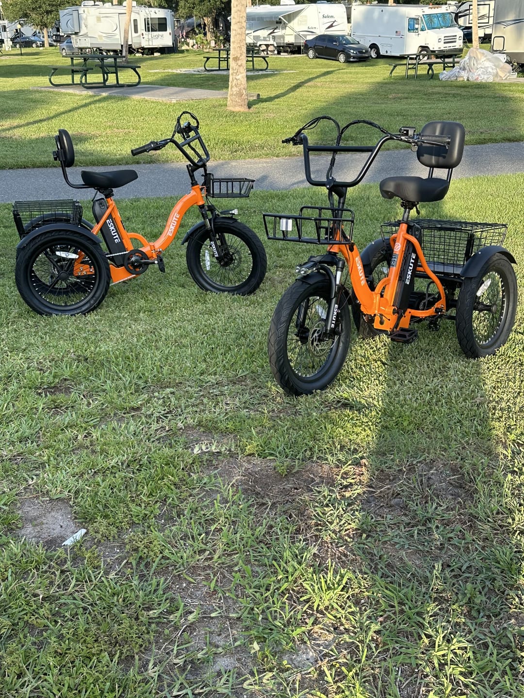 Customer photo review of Eskute® T300 Folding Electric Trike