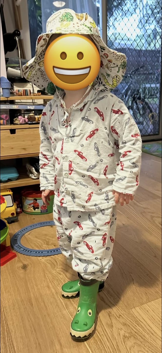 Customer photo review of Little Creatures Children's Sun Hat
