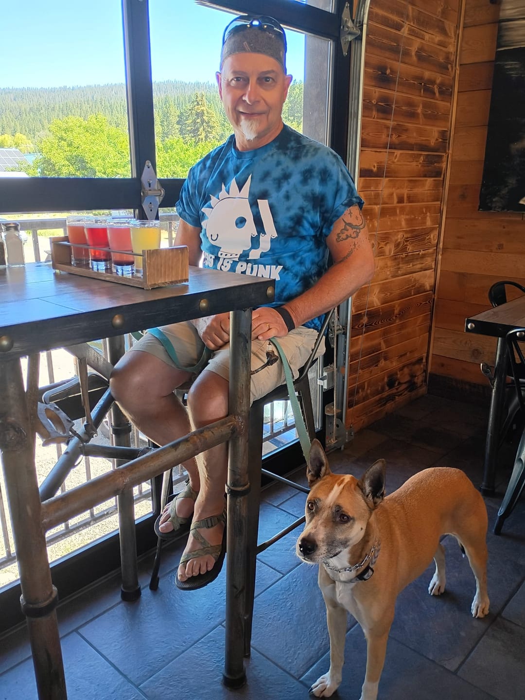 Customer photo review of PBS is Punk Tie-Dye Tee
