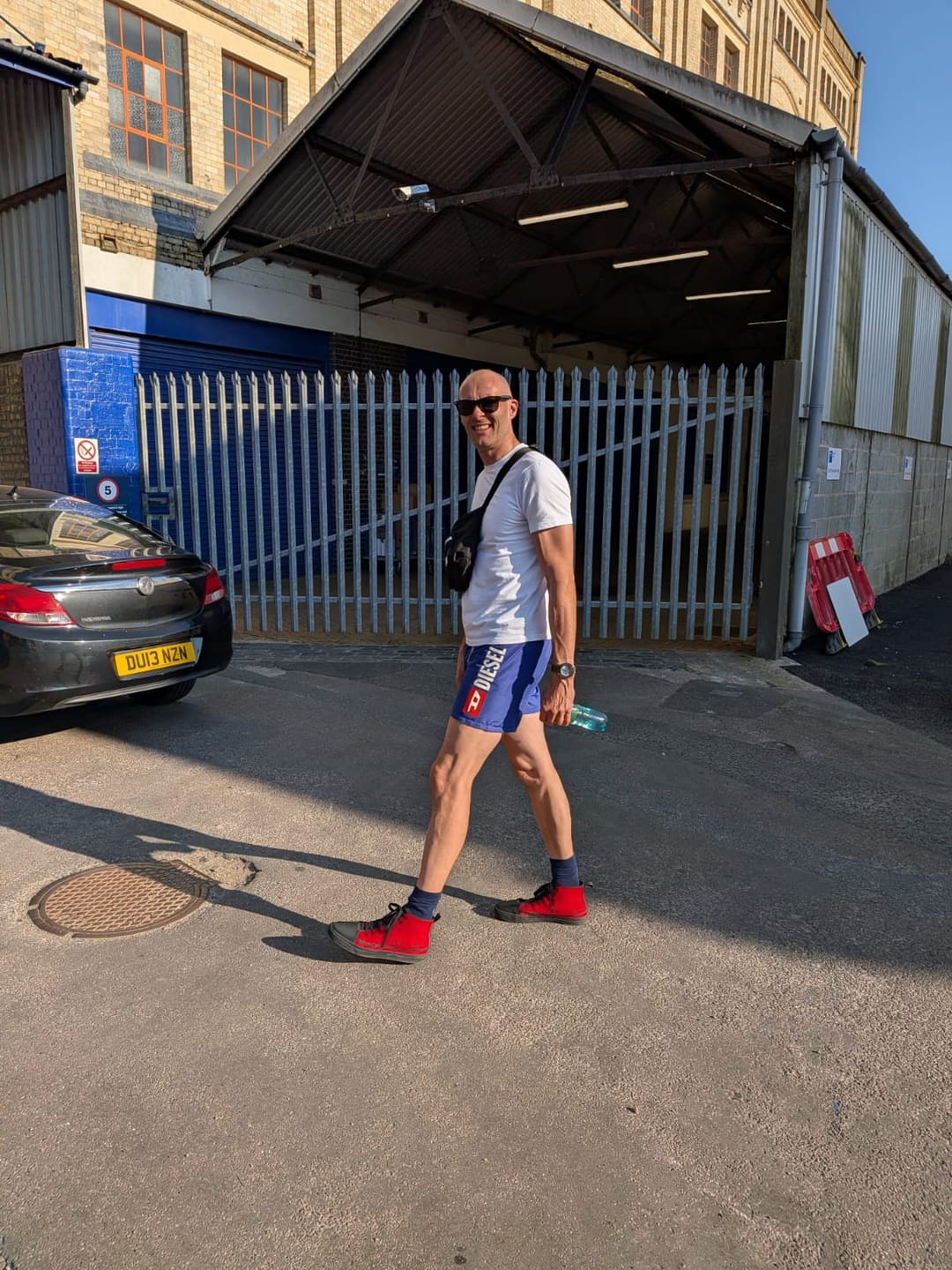 Customer photo review of HTXJPN Fuji2 Red Panda High Top Sneakers