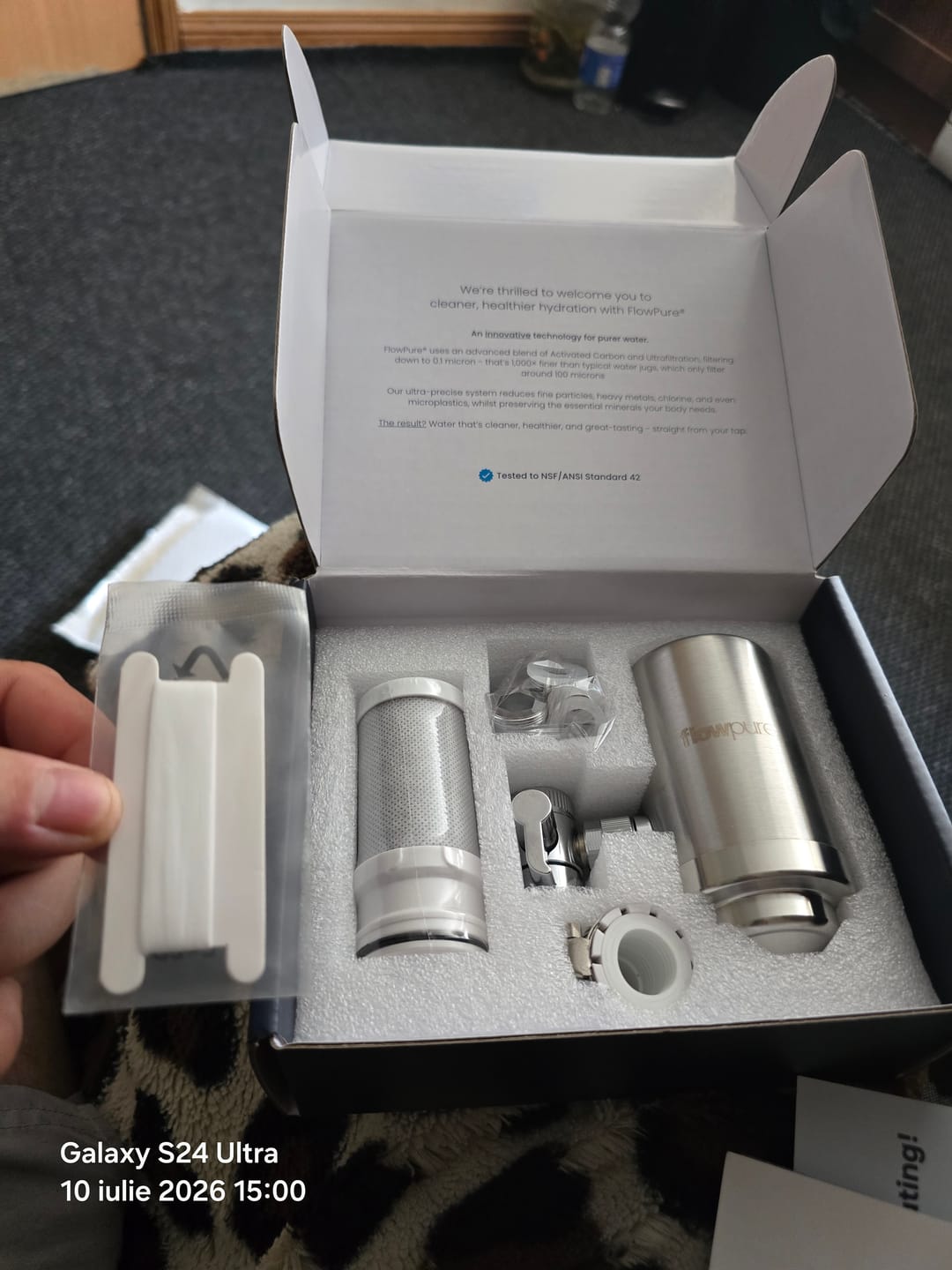 Customer photo review of FP® Stainless Steel Tap Filter