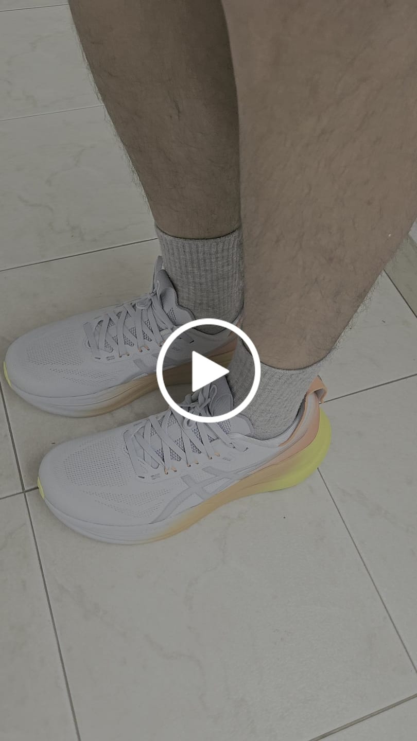 Customer video review of Asics Gel Nimbus 28 Sunny Sizzle Hombre Sky Sun Peach