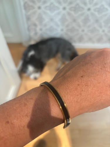 Customer photo review of This Too Shall Pass Color Cuff Bracelet
