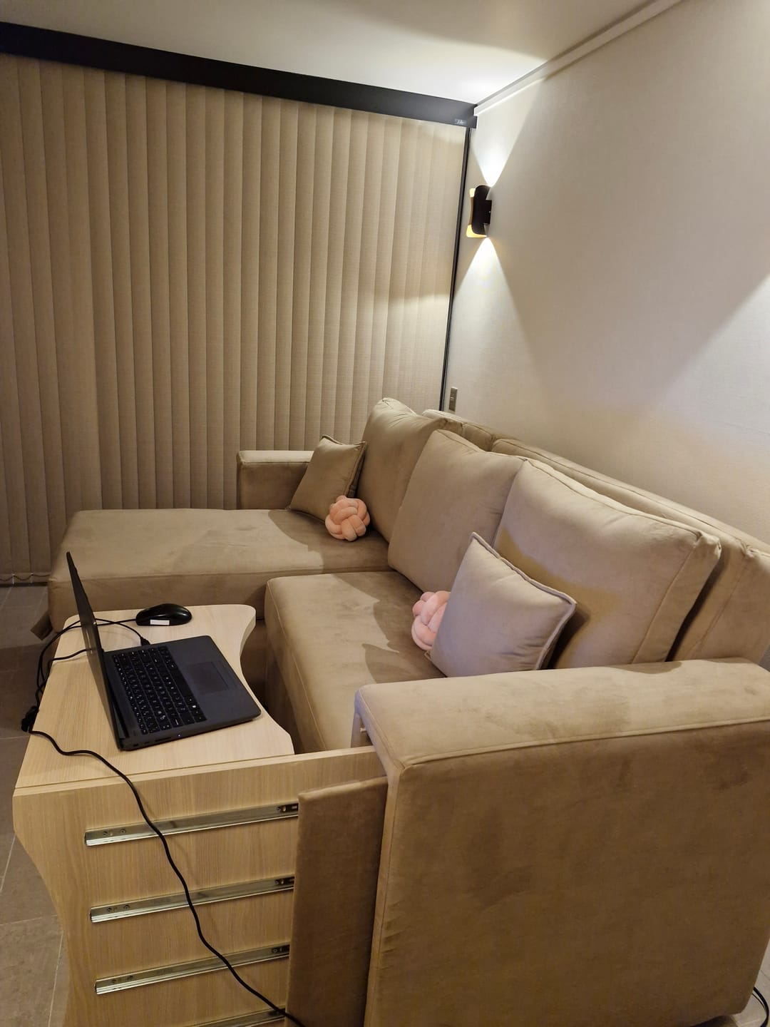 Customer photo review of Sofá cama Siena seccional