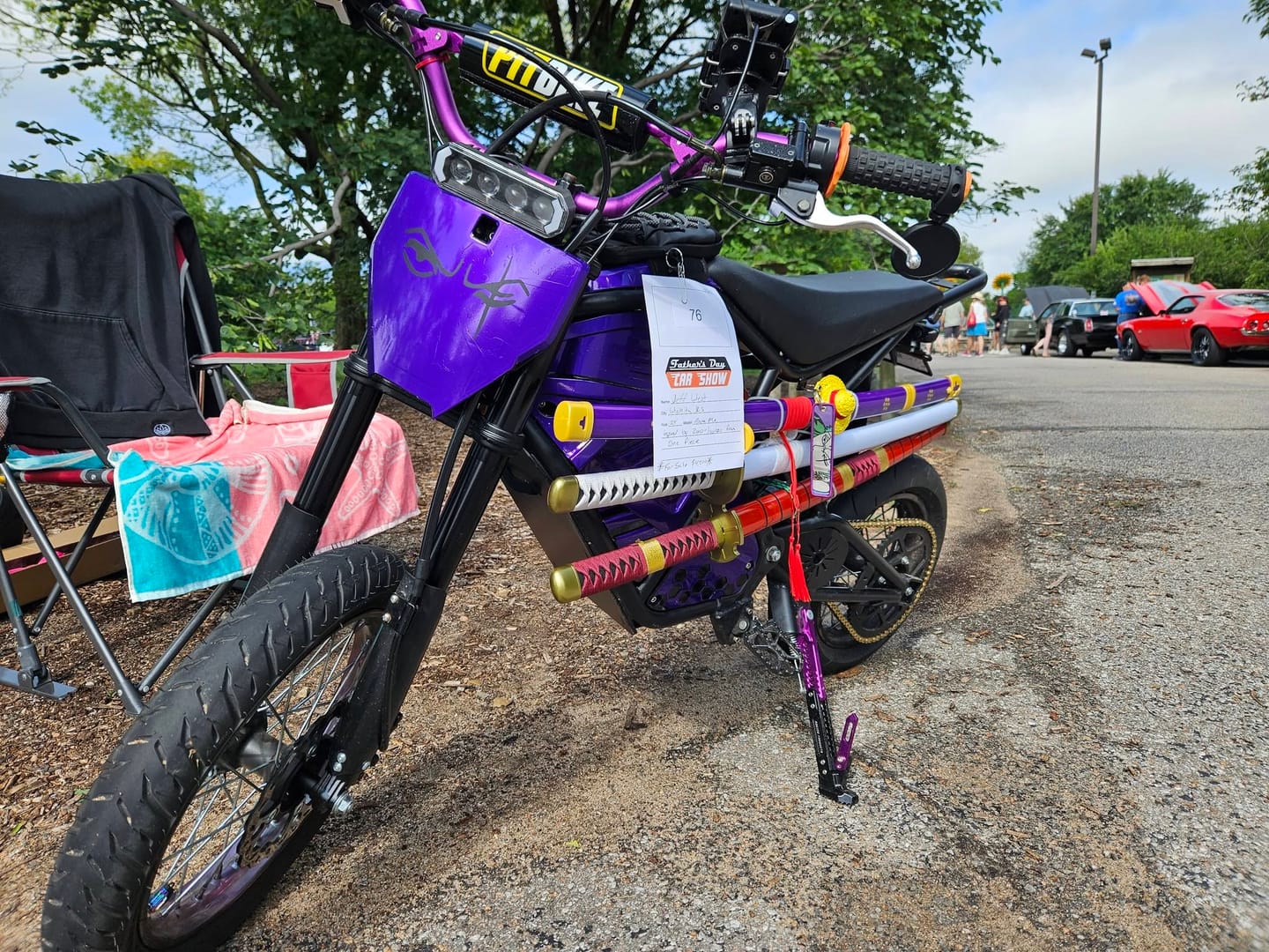 Customer photo review of Eskute® NOVA Mini Electric Dirt Bike For Teens & Adults