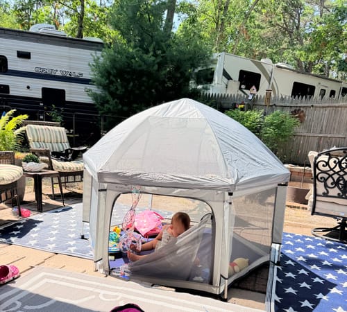Customer photo review of Pop 'N Go® Playpen