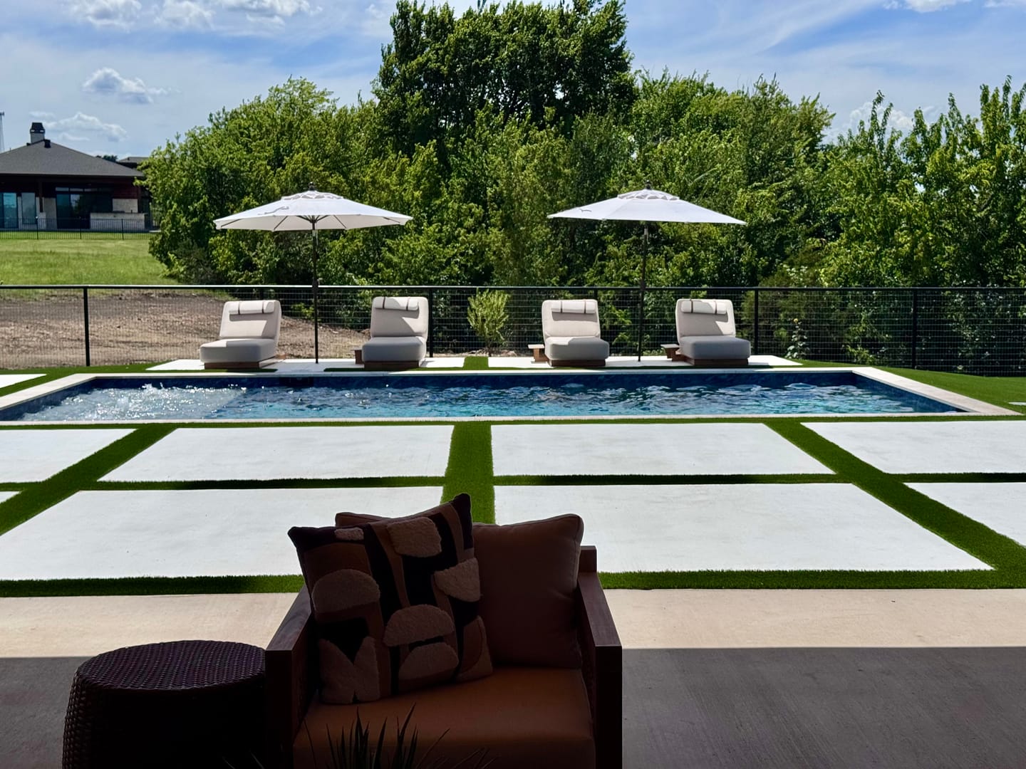 Customer photo review of Solaris Outdoor Chaise Lounge