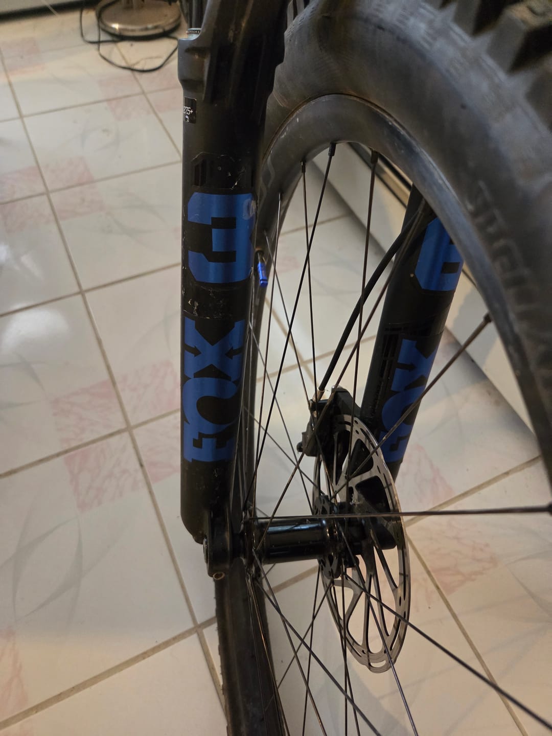Customer photo review of Metallic 2026 Fox 36 Fork Decal
