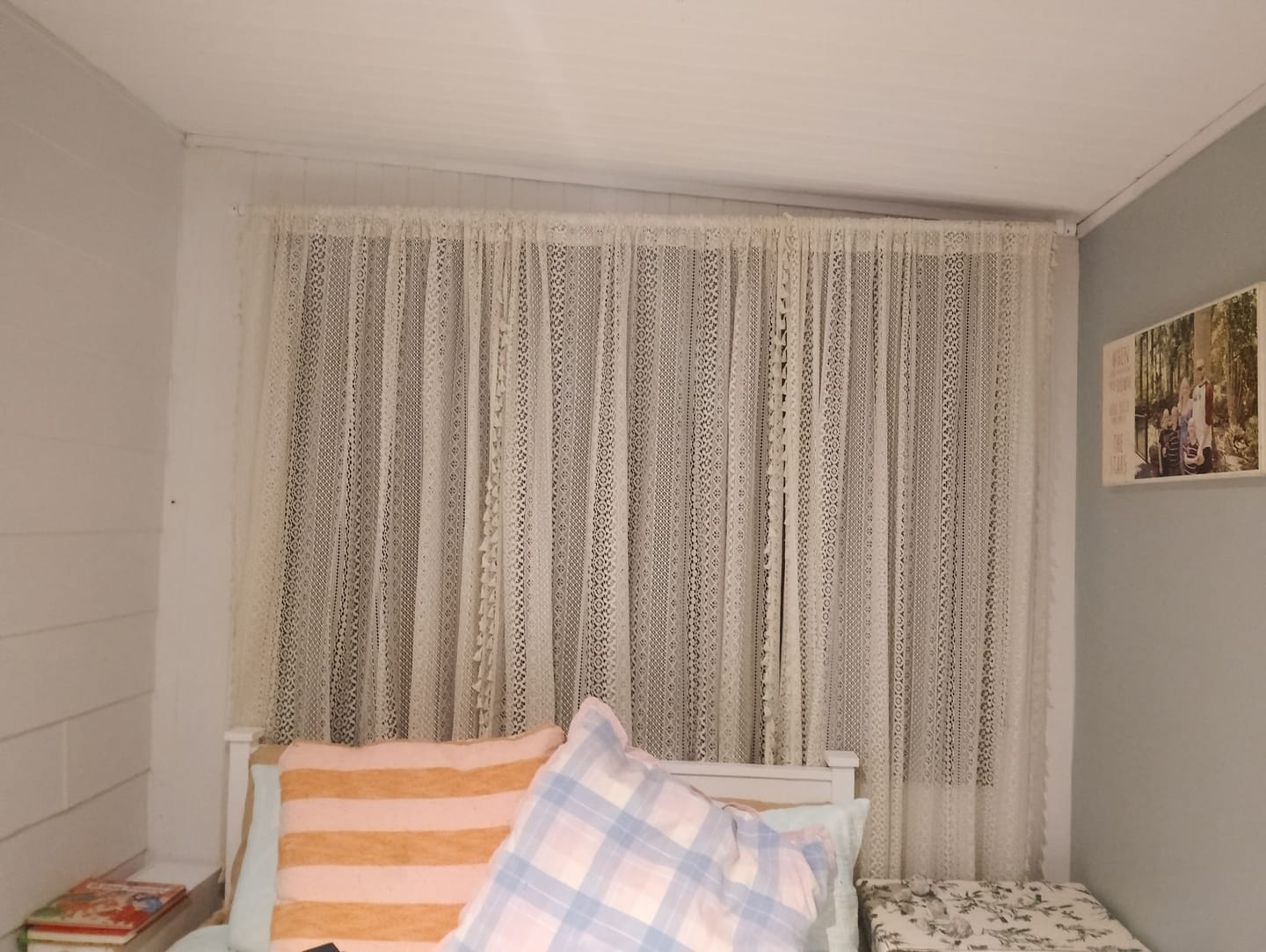 Customer photo review of Romantic Lace Curtain
