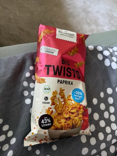 Kundenbewertung mit Foto zu BIO Twists Paprika