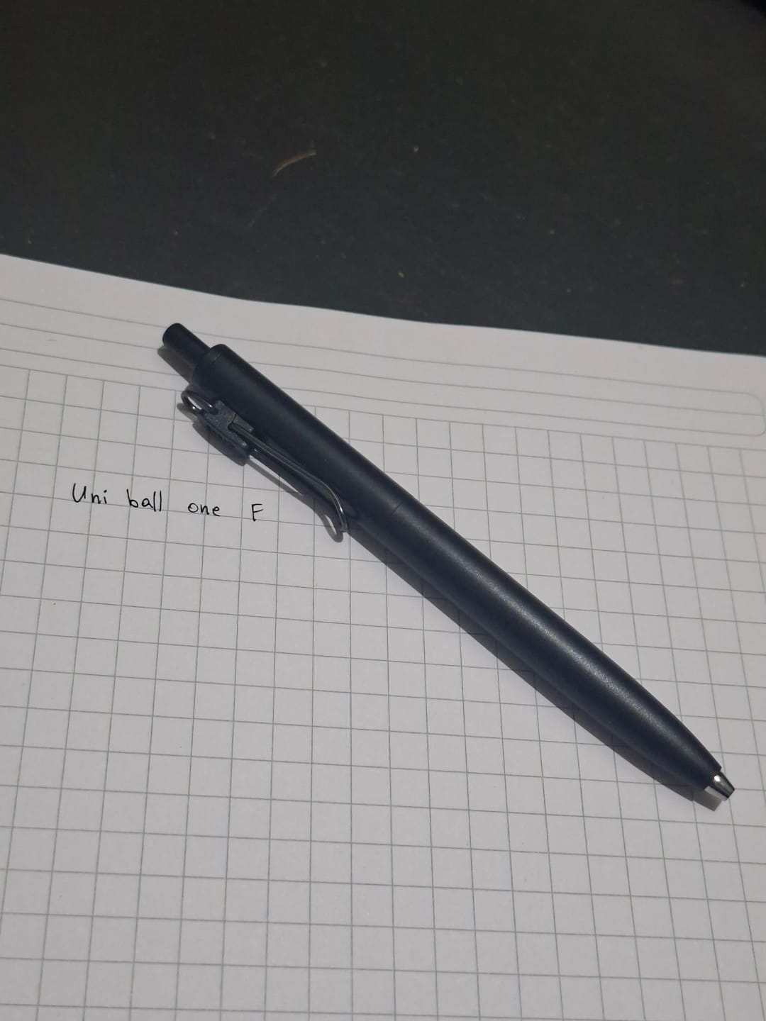 Customer photo review of Uni-ball One F - Bolígrafo Tinta Gel Colores 0,38 mm